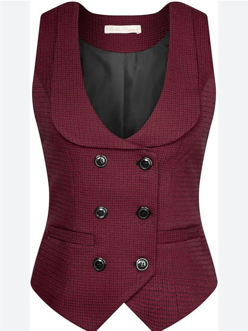Belle Poque Houndstooth Vest